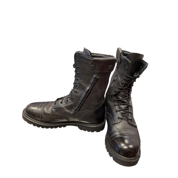 Rocky 2090 mens black leather mid calf moto riding  para boot sz 10M SKU 9958